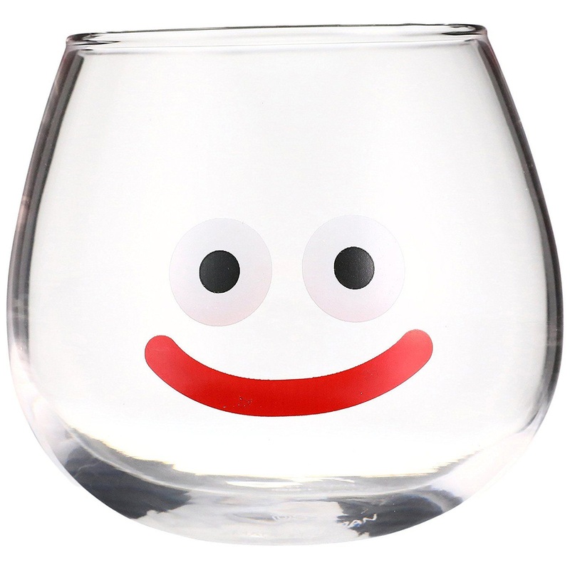 Square Enix Dragon Quest Smile Slime Round Tumbler Glass