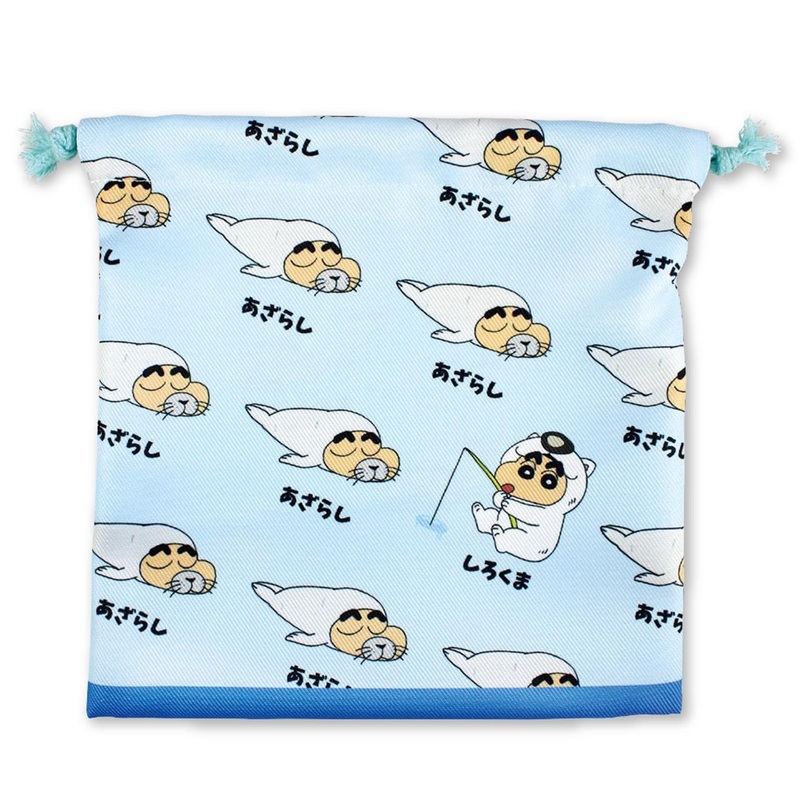 T’s Factory Drawstring Bag – Crayon Shin-chan – Find Polar Bear in Seals