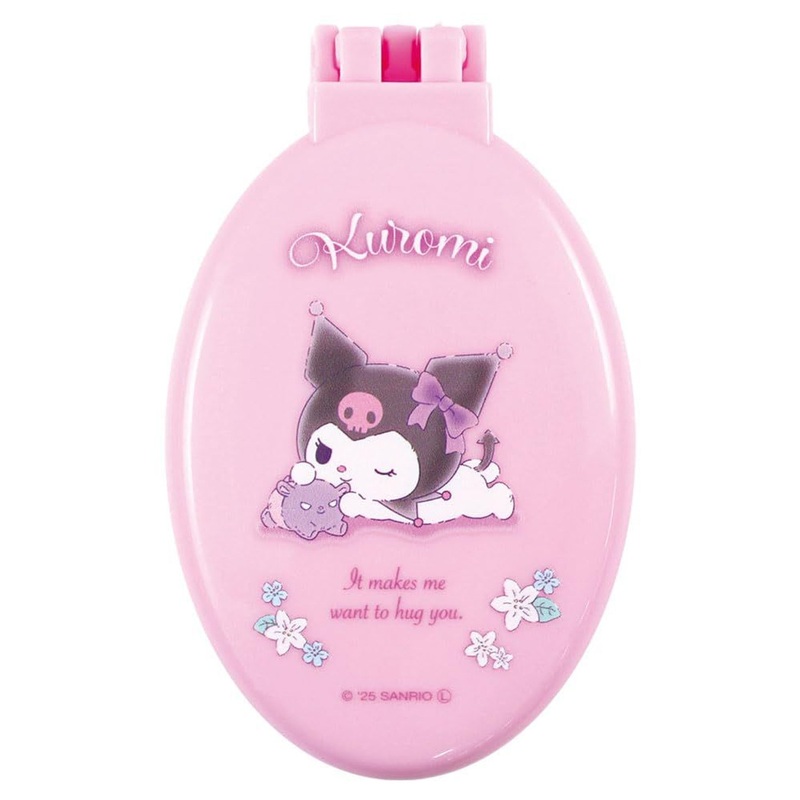 T’s Factory Sanrio Mirror Attached hairbrush Kuromi