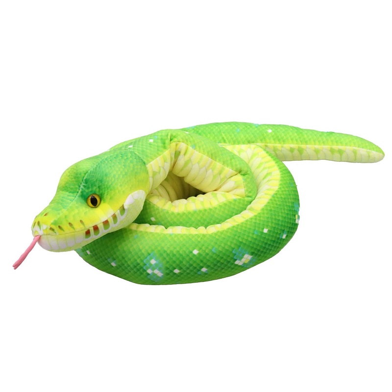 TAKE OFF Snake Series Snake Plush Green Python