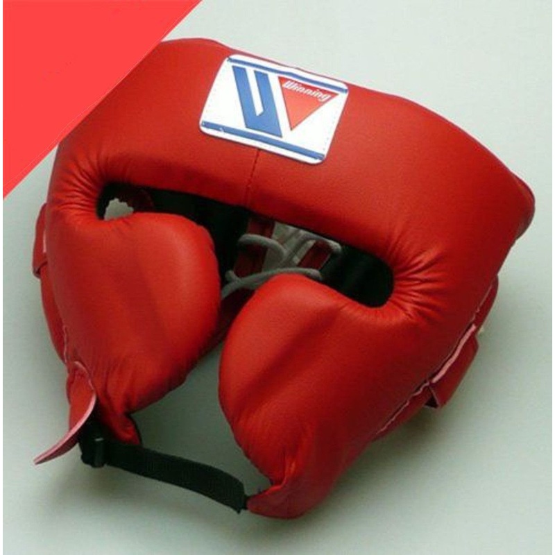 Winning Boxing Headgear FG-2900 Size L Face Guard Type Red (Made in Japan)