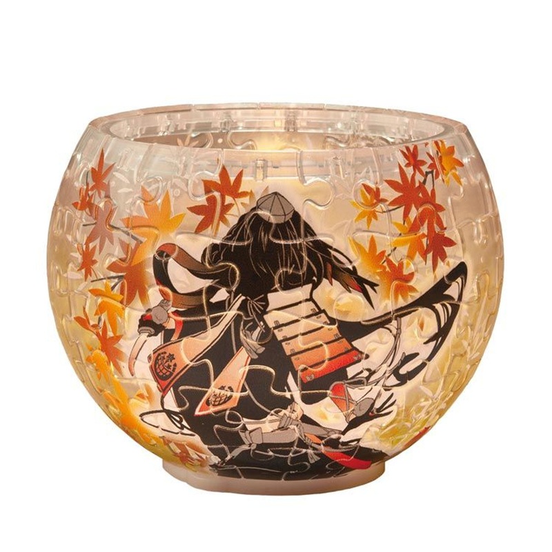 Yanoman 2201-37 3D LED Lamp Shade Puzzle Touken Ranbu – Imanotsurugi (80 Pieces)