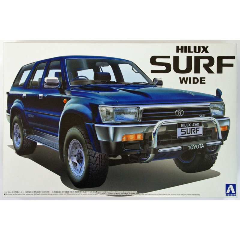 Aoshima 44148 Toyota Hilux Surf 4WD Wide 1/24 Scale Kit