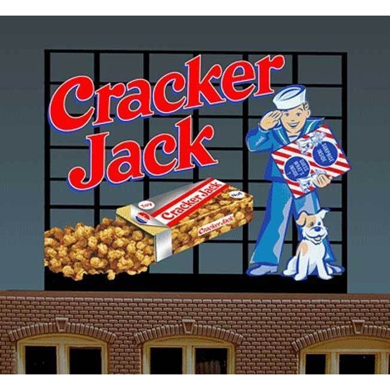Cracker Jack Animated Small Neon Billboard