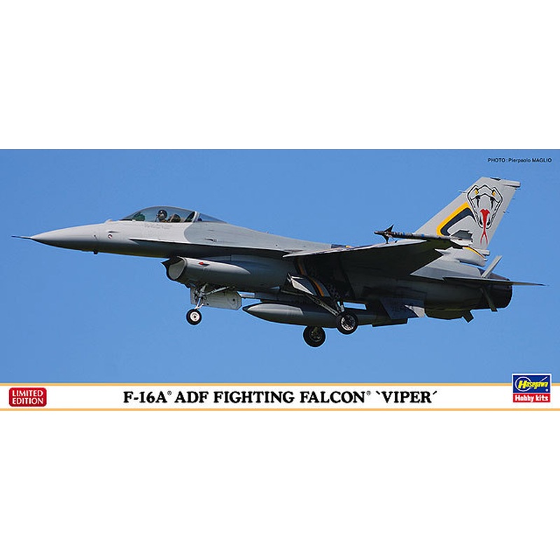 Hasegawa 01980 F-16A ADF Fighting Falcon Viper 1/72 Scale Kit