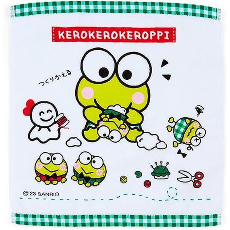 Sanrio Hand Towel KeroKeroKeroppi (Our Goods)