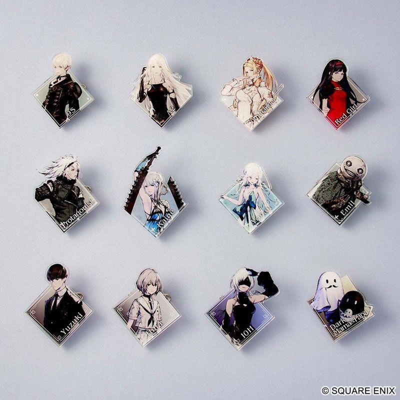Square Enix NieR Series Acrylic Badge Collection Vol.2  (BOX 12pcs)