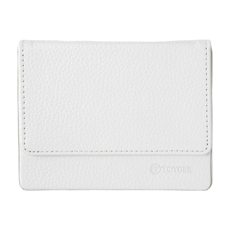 Toyger Pockets [Ideal For Carrying Purchased Cards Smartly] Card Case Pocket Size (White)