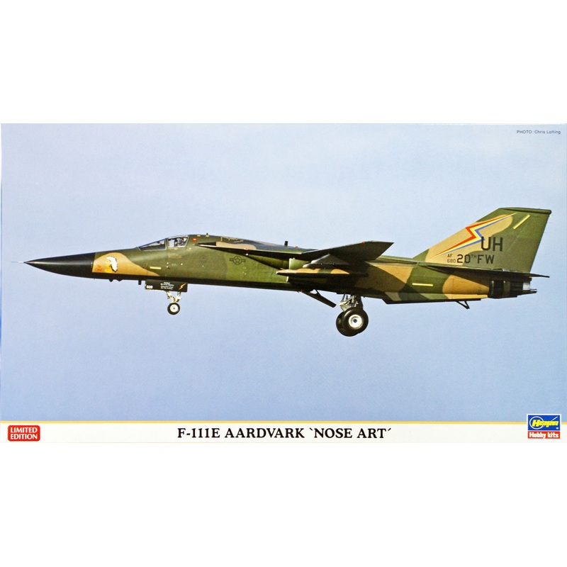 Hasegawa 02060 F-111E Aardvark Nose Art 1/72 Scale Kit