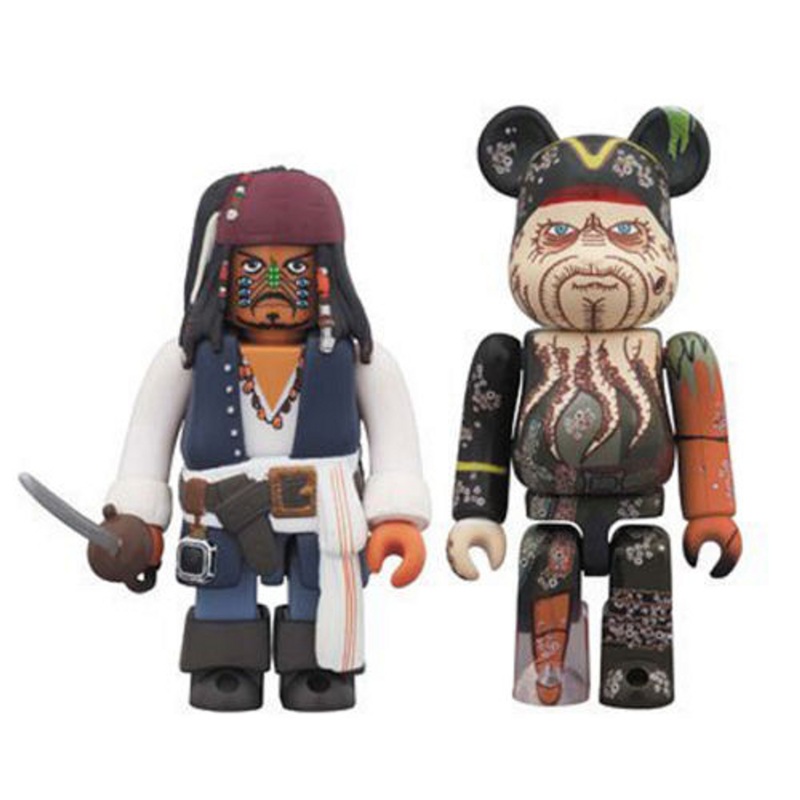 Medicom KUB+BEaR-301 KUBRICK JACK SPARROW & DAVY JOneS 4530956303260