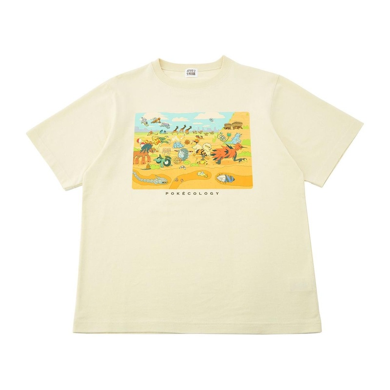 Pokemon Center Original T-Shirt Pokemon Ecology Encyclopedia M