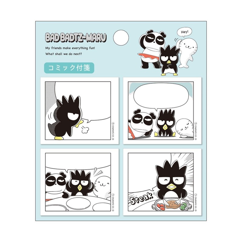 T’s Factory Sanrio Sticky Note Pad Comic Book Bad Badtz-Maru