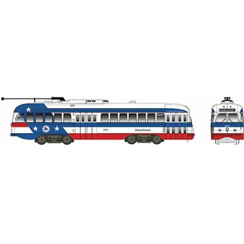 Kansas City-Style PCC Streetcar Bicentennial Scheme