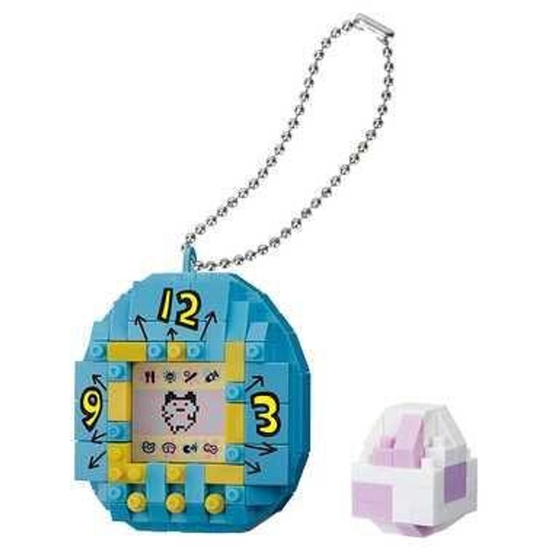 Kawada Nanoblock NBCC_238 First Generation Tamagotchi (Blue)