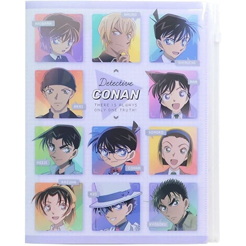 T’s Factory A4 6P+1 Clear File Detective Conan Rainbow