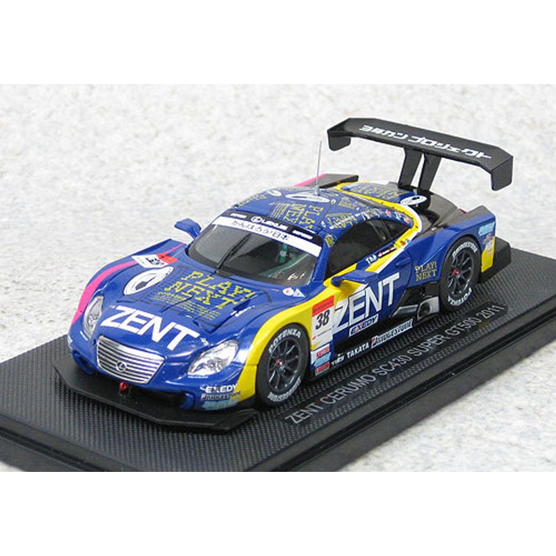 Ebbro 44554 Zent Cerumo SC430 Super GT500 2011 #38 (Blue) 1/43 Scale