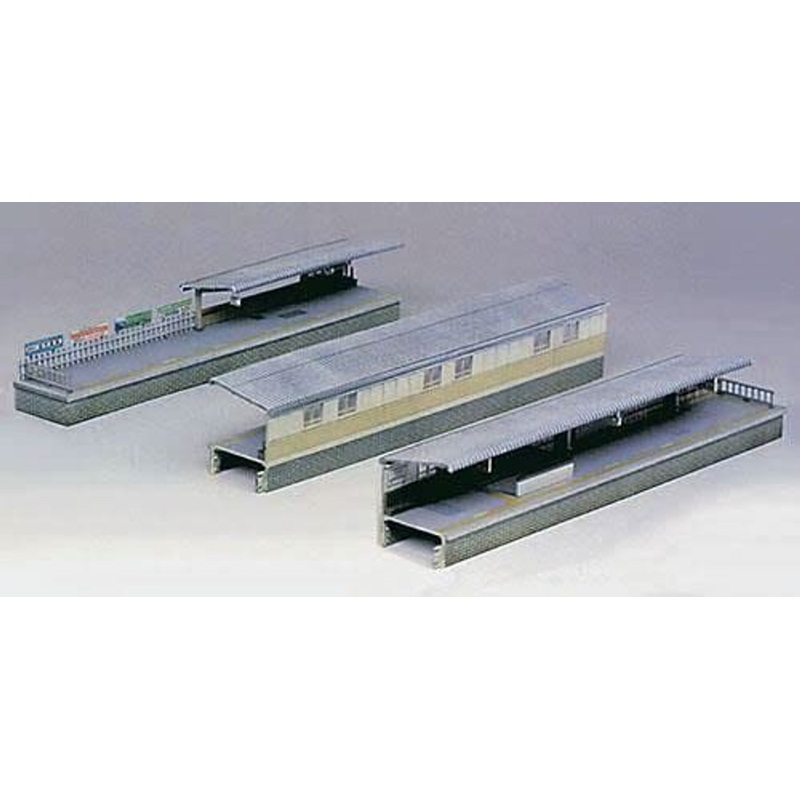 Greenmax 2615 One-sided Platform (Modern Type) (N scale)