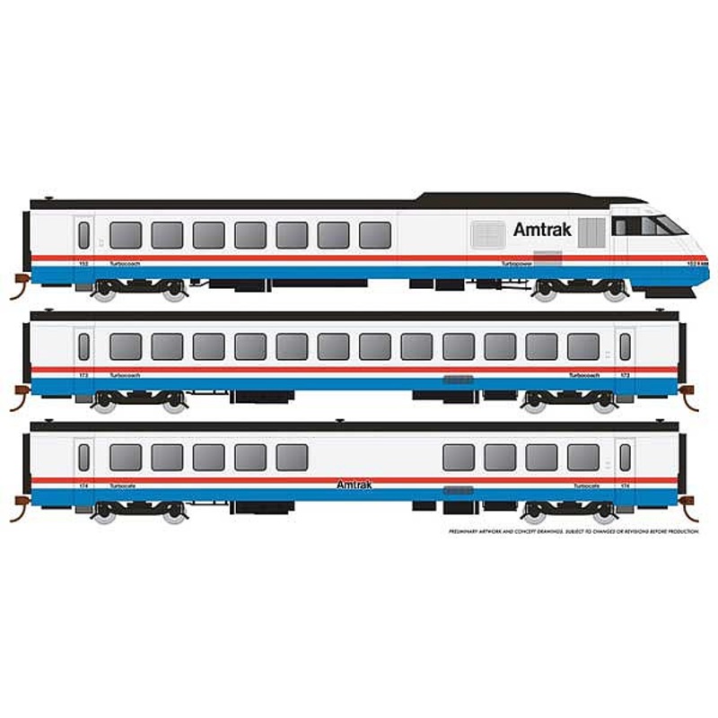 Ho RTL Turboliner AMT 5car Set 4 Late