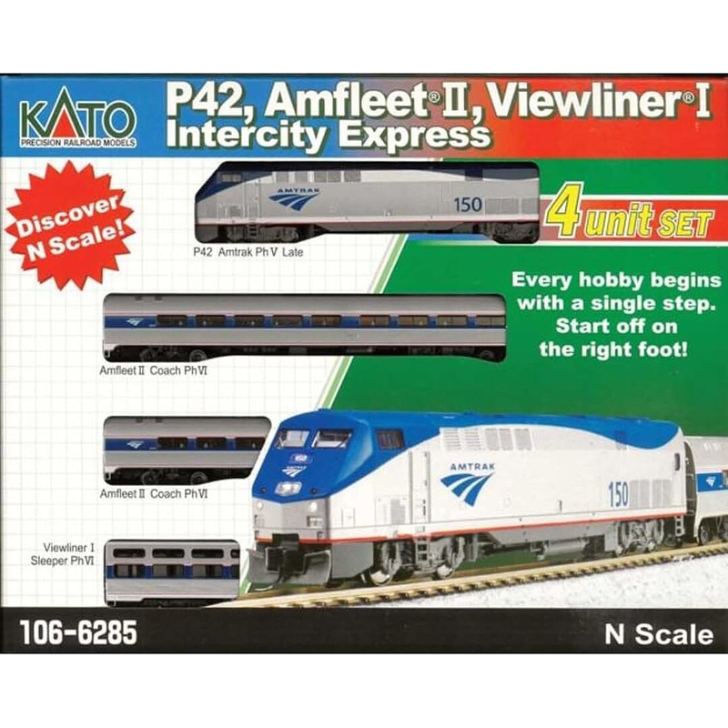P42 Amfleet Inter 4/DCC – N-Scale