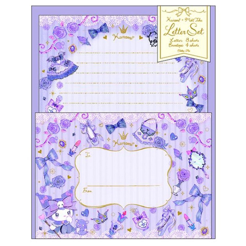 Sanrio x Miki Takei Letter Set Kuromi