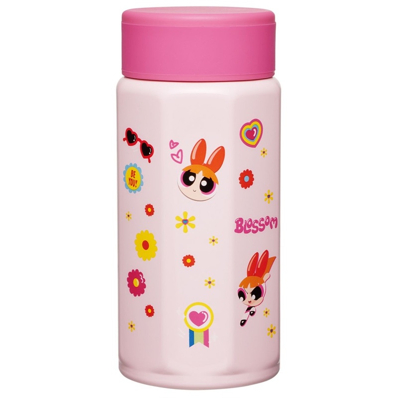 Skater Powerpuff Girls Octagonal Stainless Steel Bottle