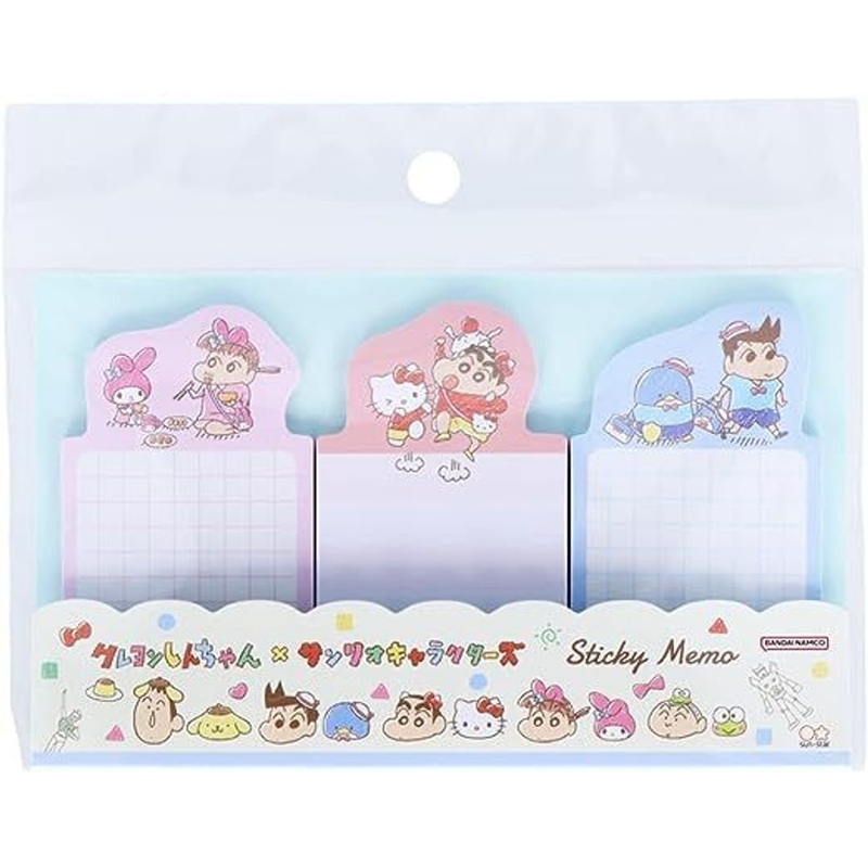 Sticky Notes – Crayon Shin-chan & Sanrio Characters Pattern 2