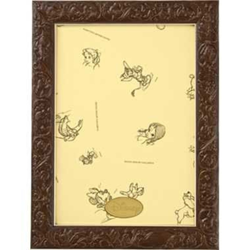 Tenyo Disney Art Figure Jigsaw Puzzle Frame 108P Brown
