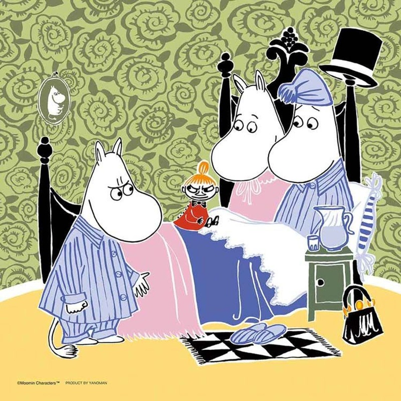 Yanoman 36-02 Jigsaw Puzzle Moomins Noisy Little My (Square Puzzle) (306 Pieces)