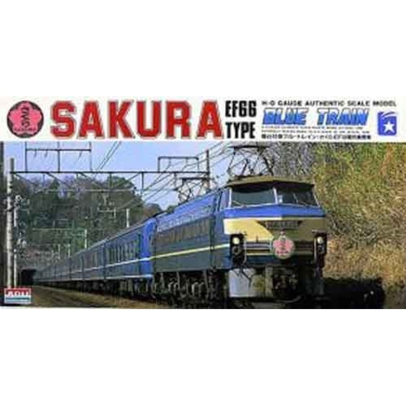 Arii 708026 HO Series EF66TYPE Blue Train Sakura 1/80 Scale Kit