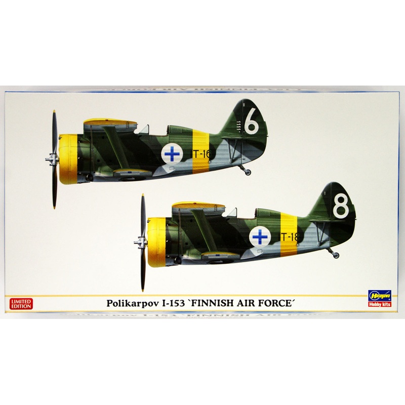 Hasegawa 02144 Polikarpov I-153 Finnish Air Force 1/72 Scale Kit