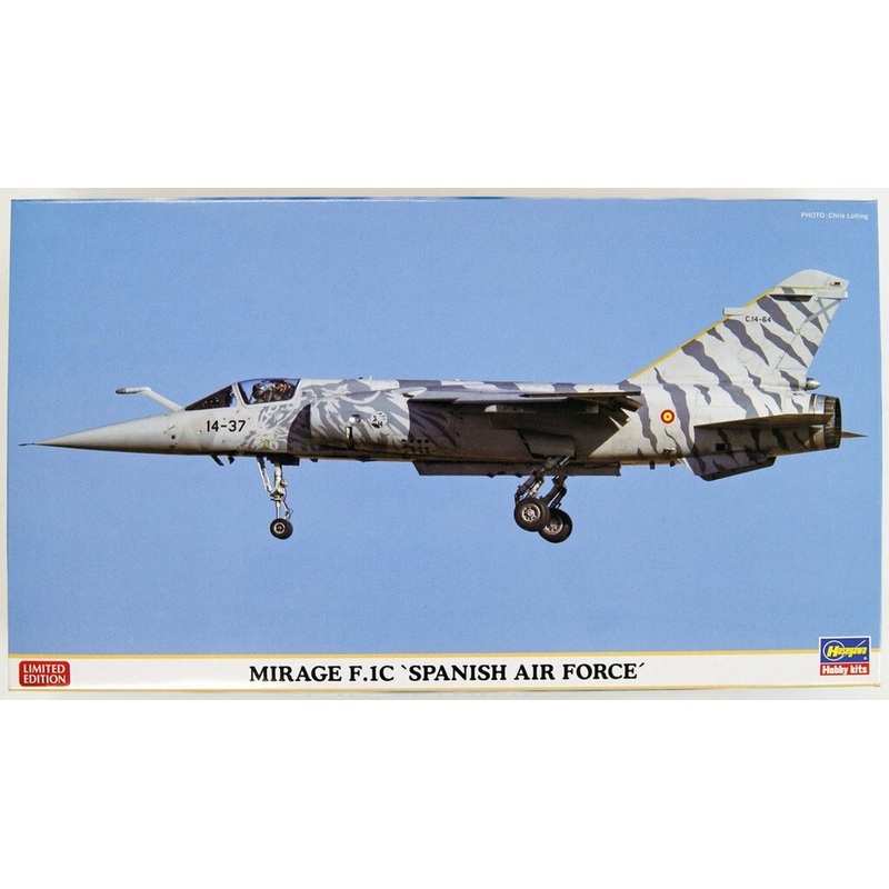 Hasegawa 02204 Mirage F.1C Spanish Air Force 1/72 Scale Kit Limited Edition