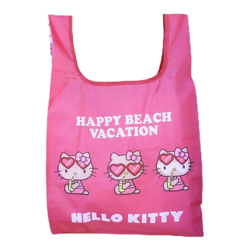 Hello Kitty Happy Beach Day Eco Bag M Pink