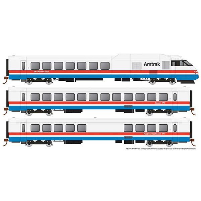 Ho RTL Turboliner AMT 5car Set 1 Early