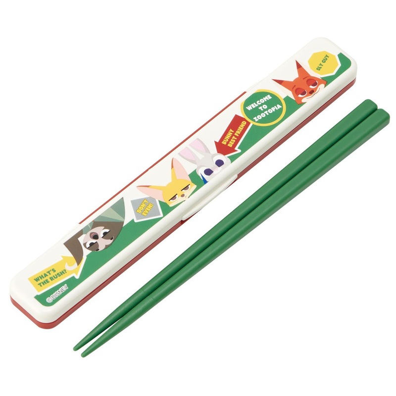 Skater Zootopia Chopsticks And Chopstick Case Set