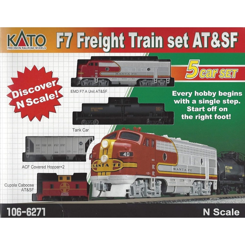 Diesel Freight Train-Only Set Standard DC Santa Fe