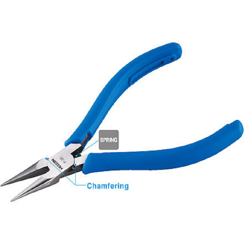 Hozan P-035 (P-35) MINIATURE LONG NOSE PLIERS