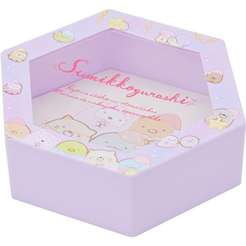 T’s Factory Hexagon Accessory Box Sumikko Gurashi Purple