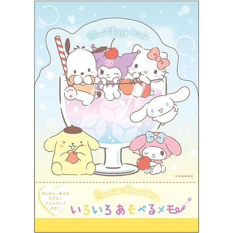 T’s Factory Sanrio Cute Notebook Memo with Various Games – Shuwatto
