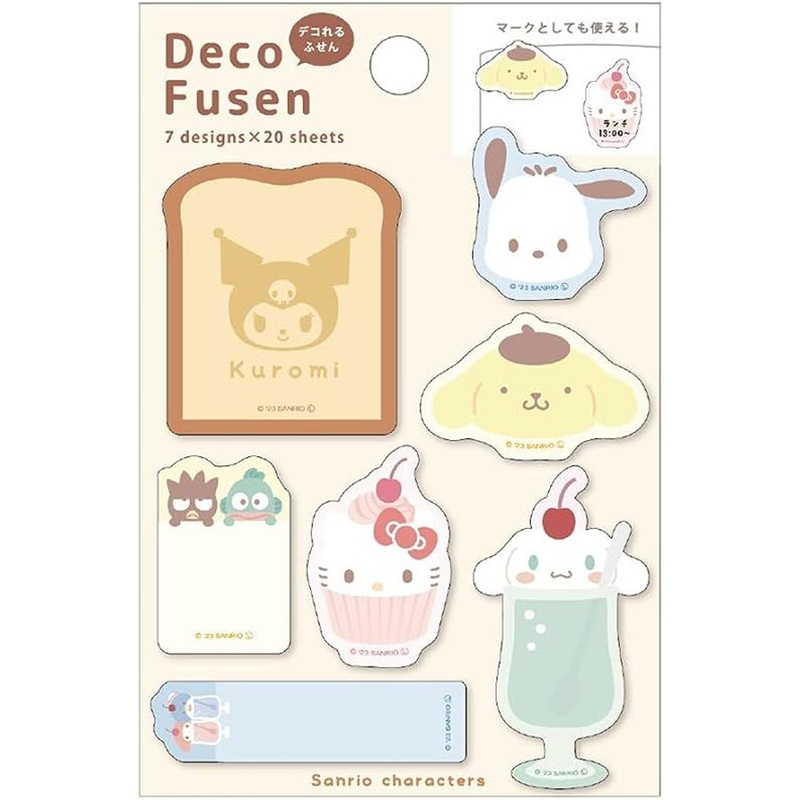 T’s Factory Sanrio Deco Sticky Notes Pastel