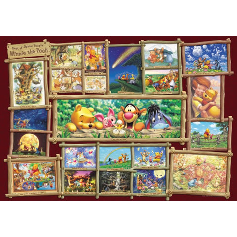 Tenyo Japan Jigsaw Puzzle DW-1000-394 Disney Winnie-the-Pooh (1000 Pieces)