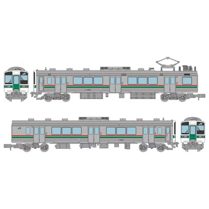 Tomytec JR Series 719-0 (Tohoku Line) 2 Cars Set A (N scale)