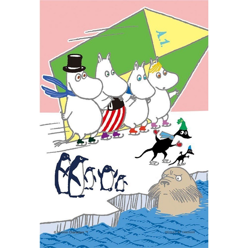 Yanoman Prism Art Jigsaw Petit Puzzle 97-102 Moomin (70 Pieces)