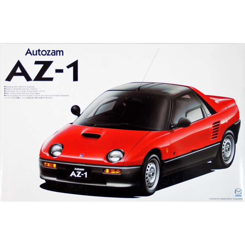 Aoshima 48702 Mazda Autozam AZ-1 1/24 Scale Kit