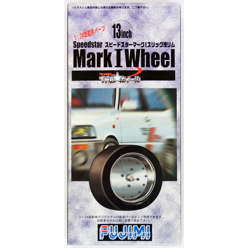 Fujimi TW05 Speedstar Mark I Wheel & Tire Set 13 inch 1/24 Scale Kit