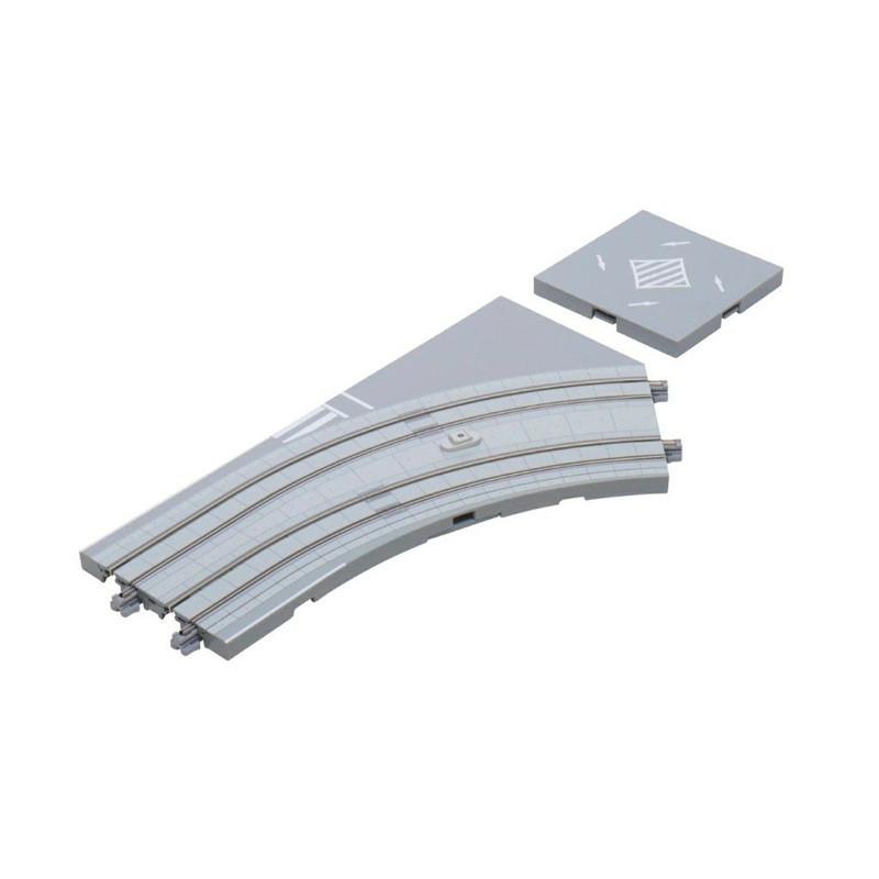 Kato 40-104 UNITRAM Curved Track Plate Intersection Right (N scale)
