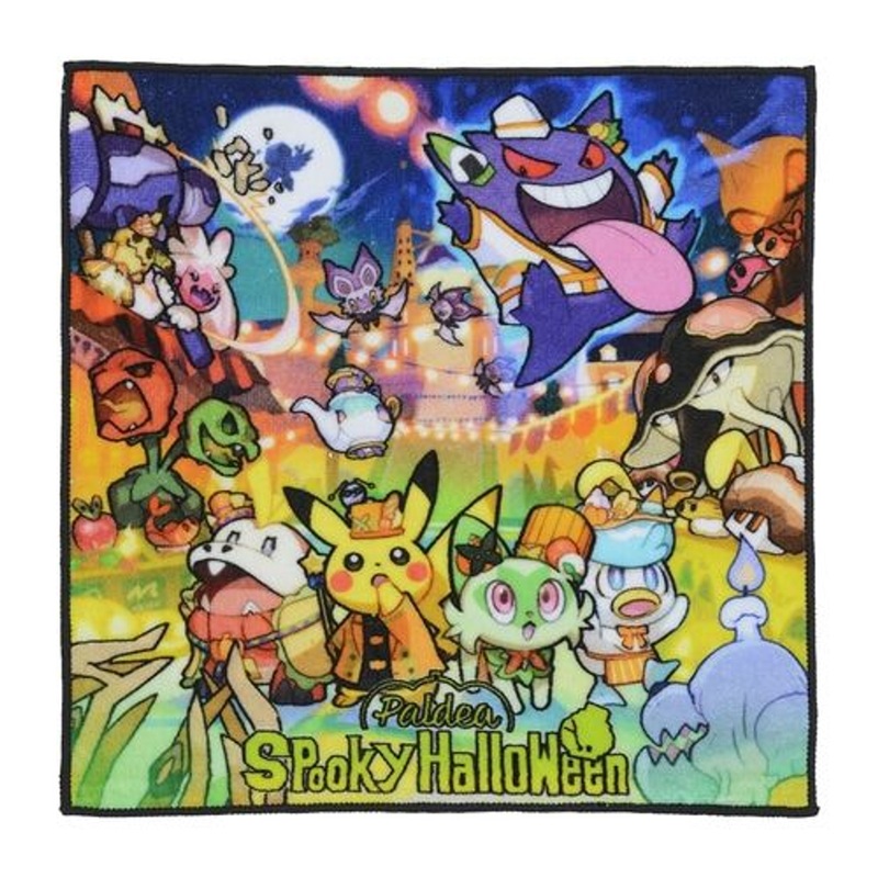 Pokemon Center Original Hand Towel Paldea Spooky Halloween