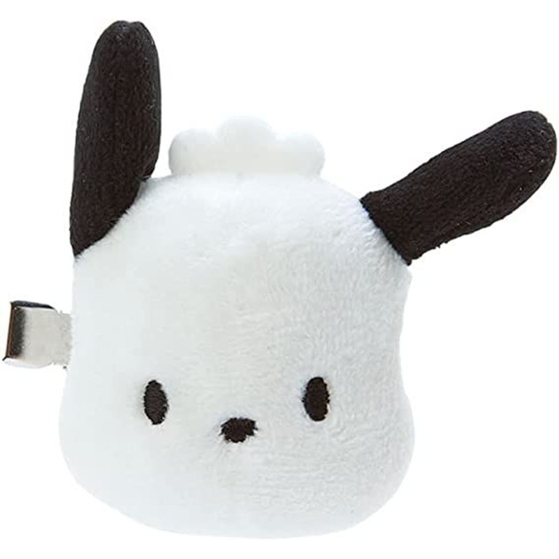 Sanrio Mascot Hair Clip Pochacco (Checkered Pattern)