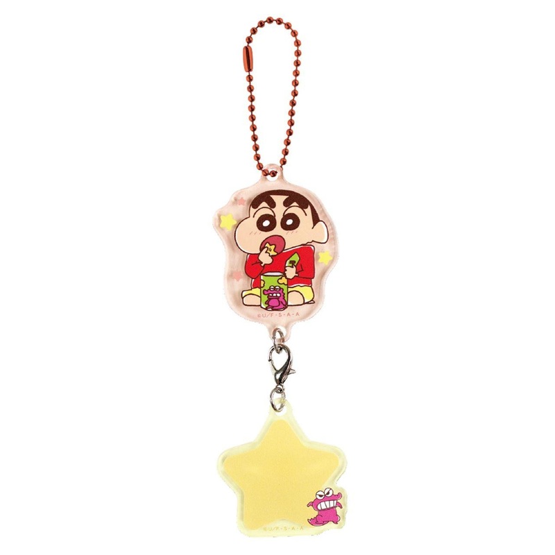 T’s Factory Acrylic Name Keychain Crayon Shin-chan Chocobi