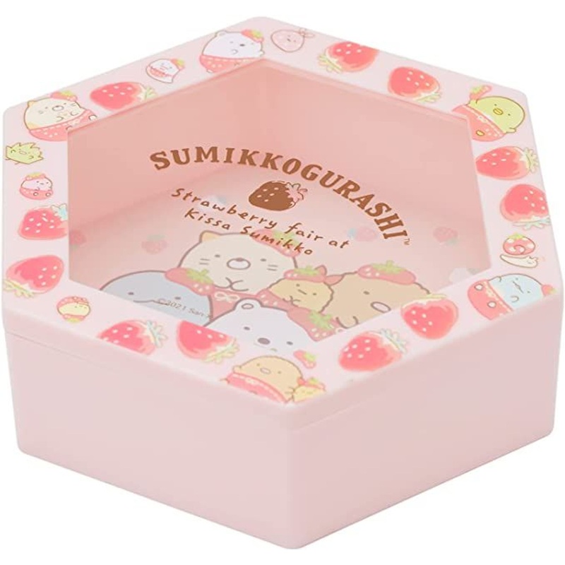 T’s Factory Hexagon Accessory Box Sumikko Gurashi Pink