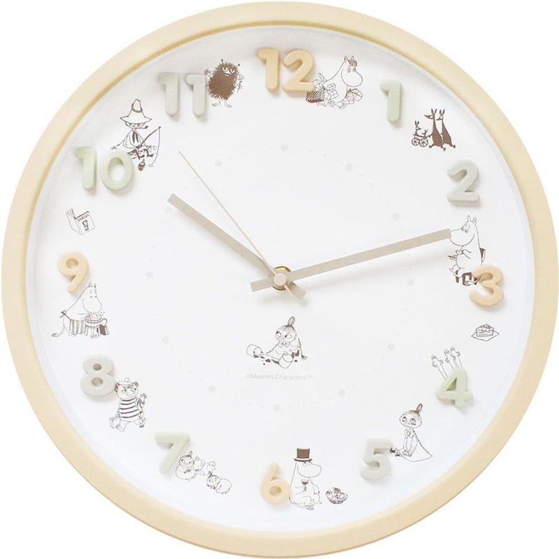 T’s Factory Moomin Icon Wall Clock Beige